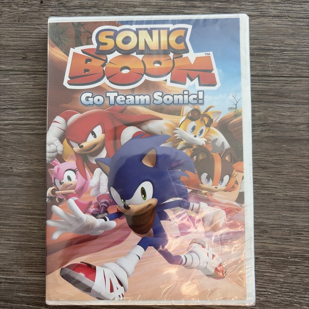 SEGA SONIC BOOM: GO TEAM SONIC! Kids Tv Cartoon DVD 90mins 8 Episodes Video Game